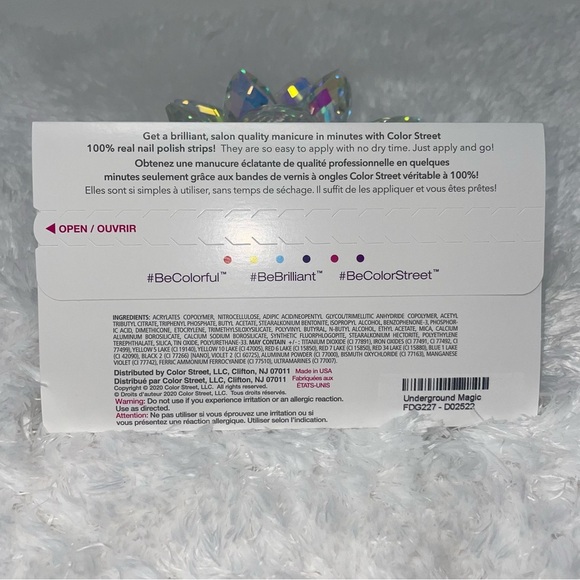 Color Street | Underground Magic a glitter gradient from black to silver glitter - Picture 9 of 11